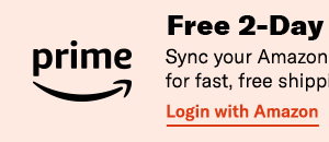 Sync your Amazon Prime account with Shopbop for fast, free shipping on every order.