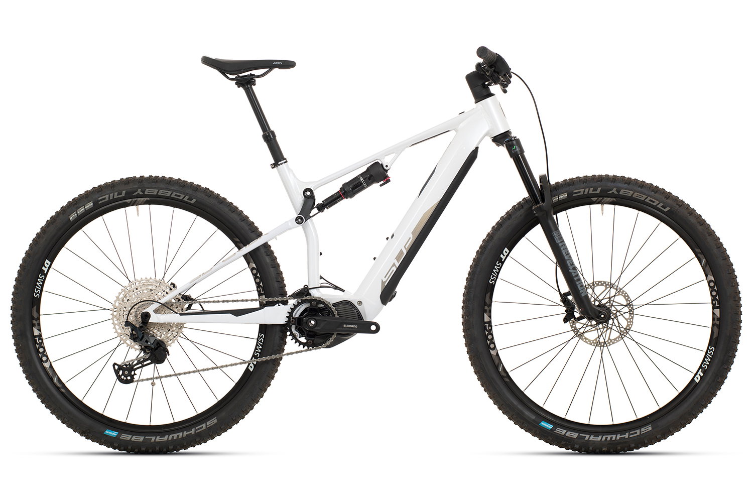 Superior eXF 9039, Gloss White/Chrome Silver,Elsykkel