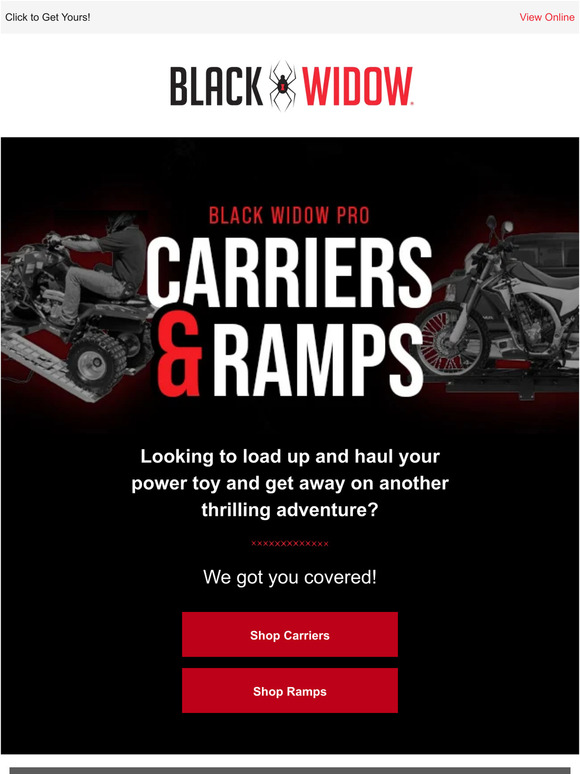 Black Widow Pro 🏍️ Load & Haul Your Power toys! 🕷️ Milled