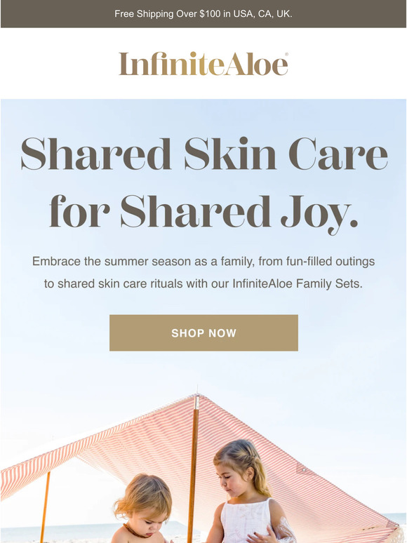 Discover Our Family Skin Care Sets