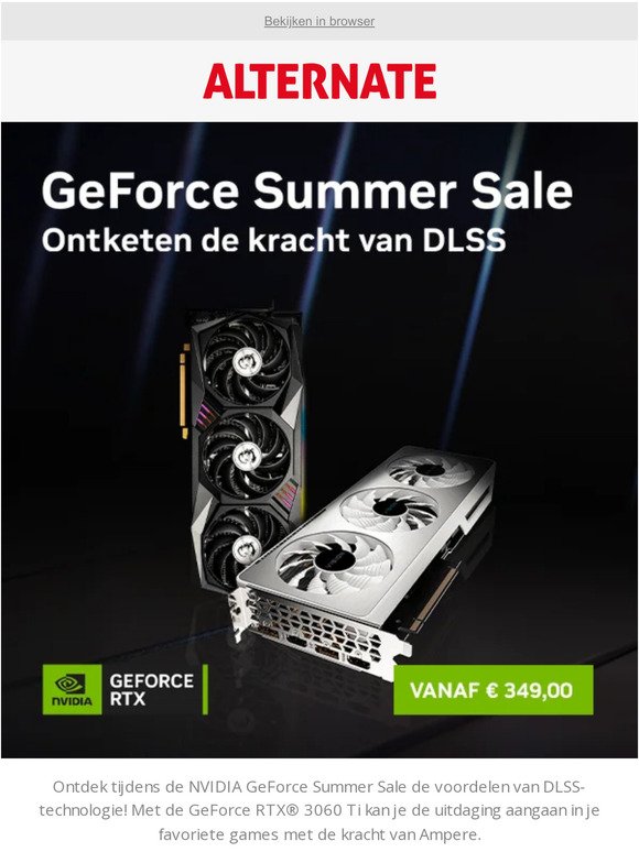 Koop nu jouw NVIDIA GeForce RTX 3060 Ti extra voordelig!