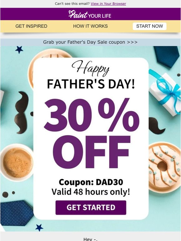 Fire up the sales - it's our Father's Day Weekend Special!