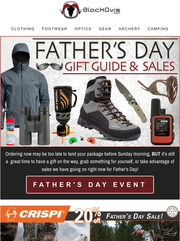Last Chance! Father's Day Sales & Ideas