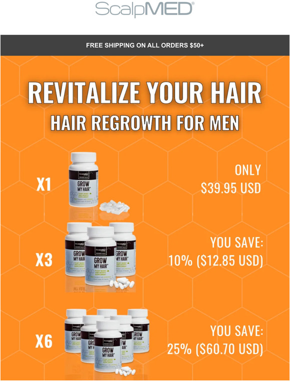 ScalpMED Revitalize Your Hair With ScalpMED® Milled