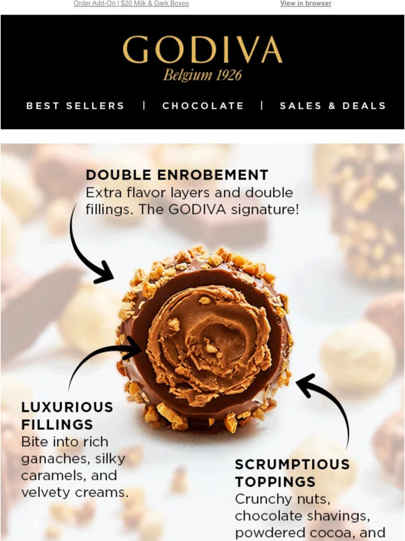Godiva Anatomy of a GODIVA Truffle 👩‍🔬🧬 Milled