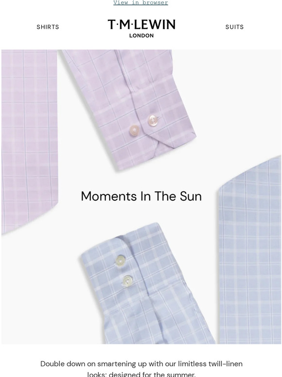 T.M.LEWIN: Summer Shirts