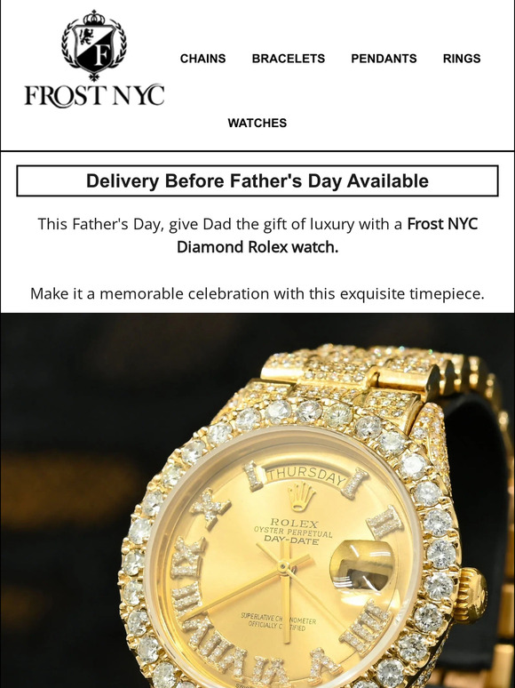 Frost nyc hotsell rolex real