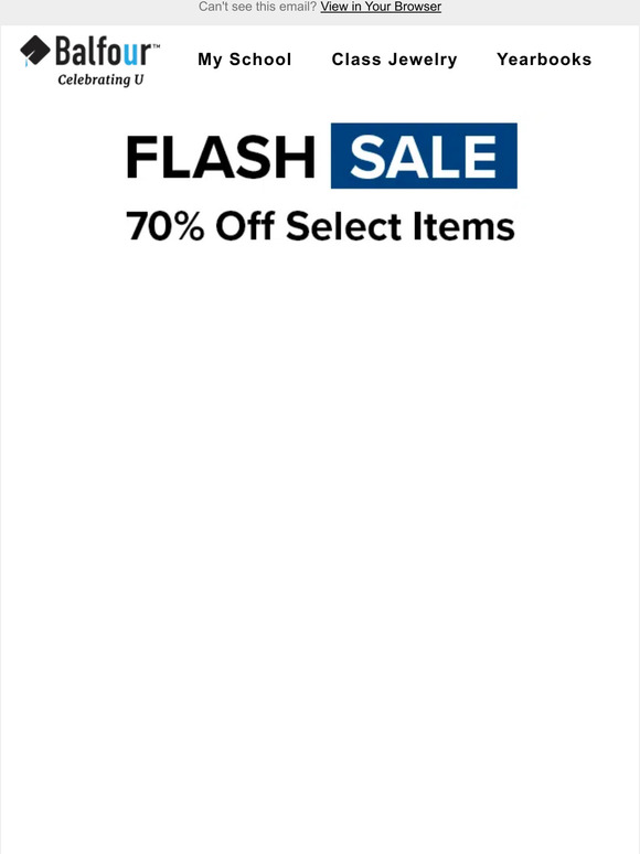 Don't Miss Out: 70% OFF Grad Gear!