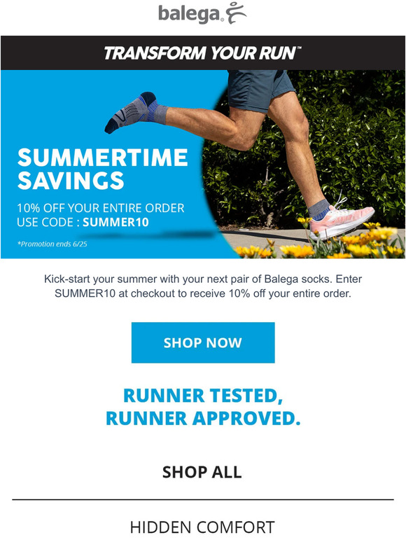 Save on Your Favorite Balega Collections!