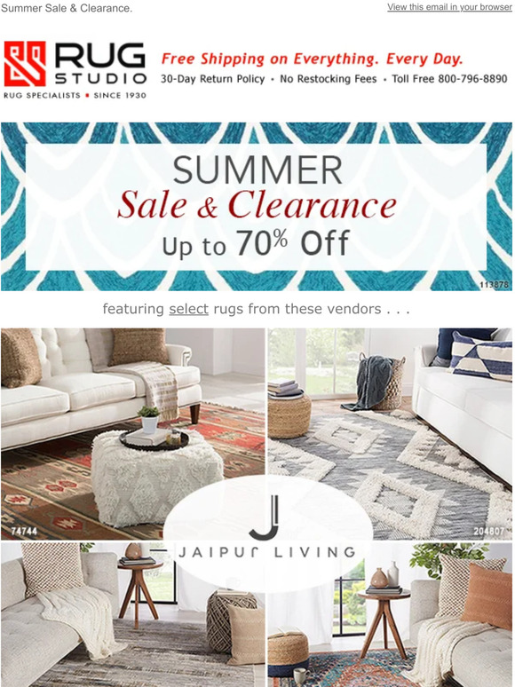 Summer Sale & Clearance • Up to 70% Off