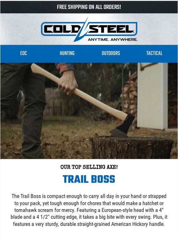 Trail Boss - Cold Steels Top Selling Axe