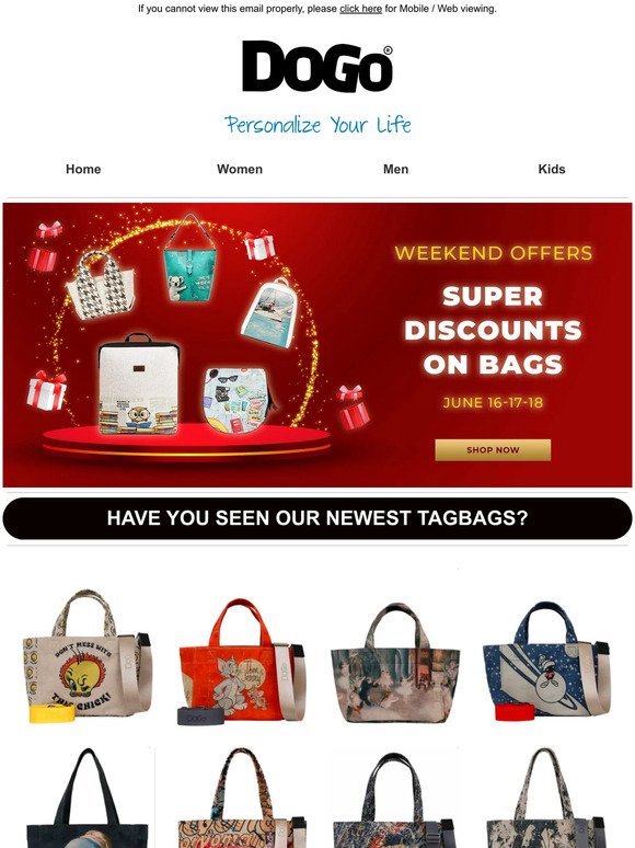 Super Discounts On Bags Special For Weekend! 🏃