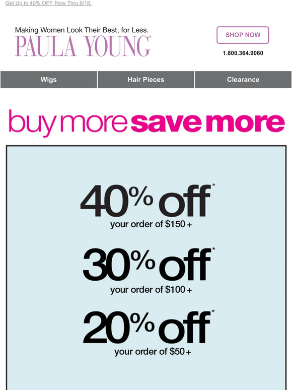 Paula Young But Wait…There's MORE! Milled