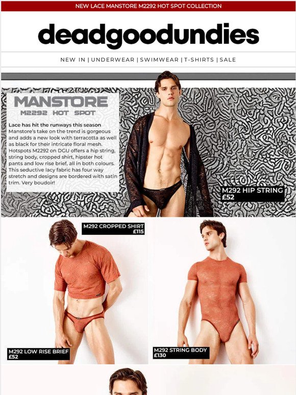Deadgoodundies: HANDLE WITH CARE - Manstore at its finest