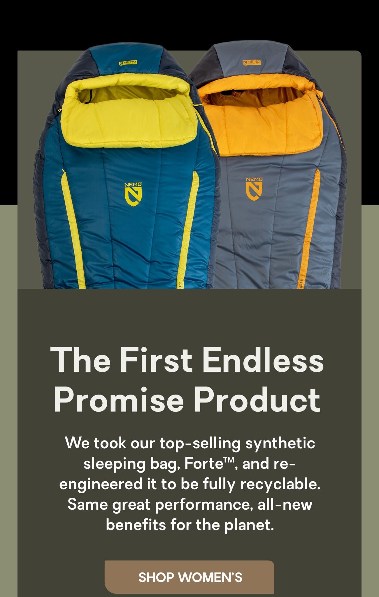 Forte™ Women's Endless Promise™ Synthetic Sleeping Bag
