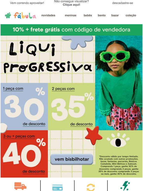 Tem até 40% na LIQUI 😍