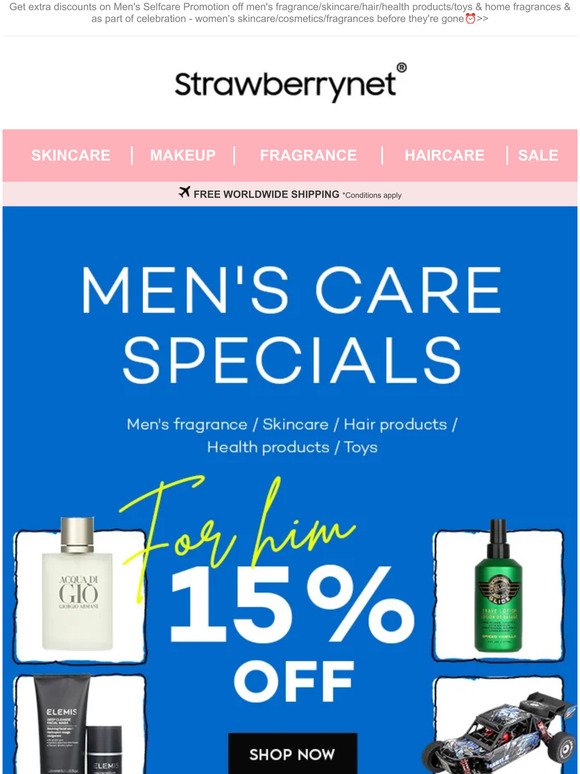 💥Last Call on Men's Care Special Discounts