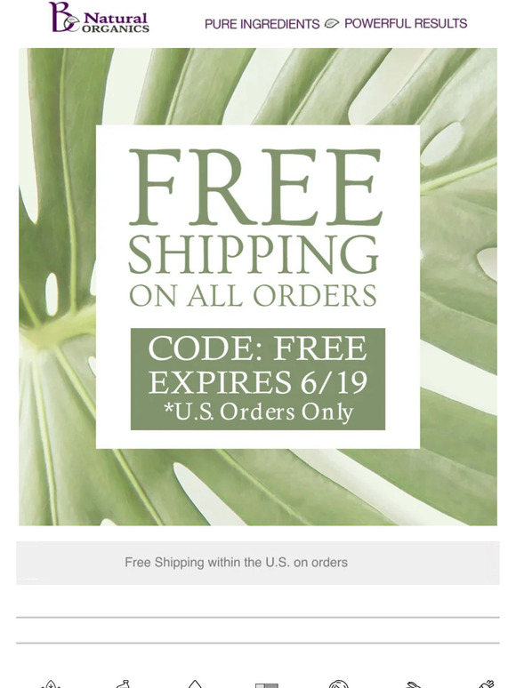 Free Shipping On All Orders 😄