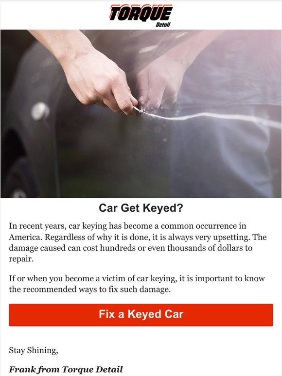 Torque Detail How To Fix A Keyed Car Easily Milled
