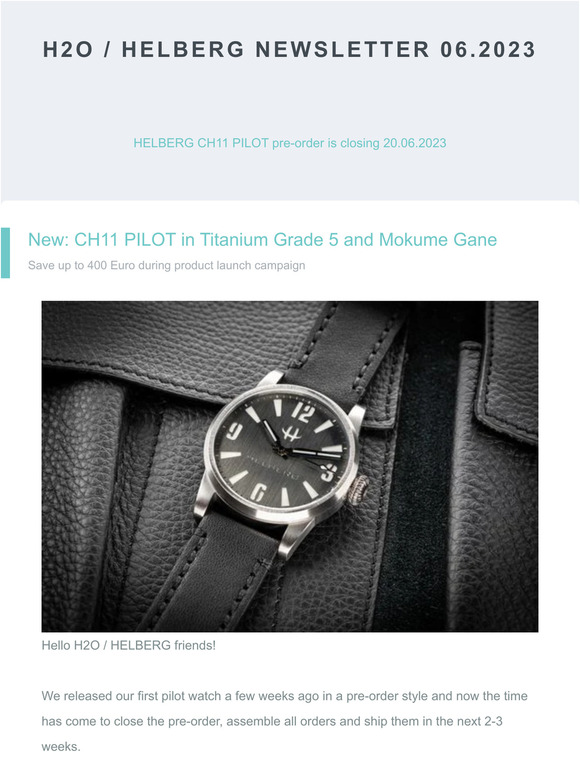 HELBERG CH11 - pre-order is ending now