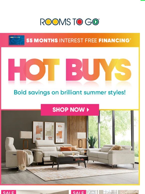Turn up the heat on savings with Hot Buys!
