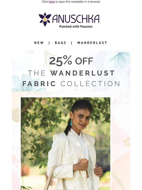 ⭐️ 25% off the Wanderlust Collection ⭐