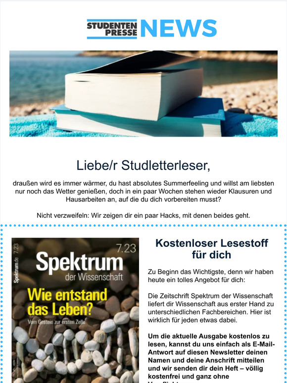 ☀️ Summerfeeling und lernen? So geht das!  😎