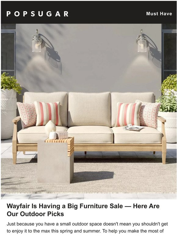 Wayfair Is Having a Big Furniture Sale — Here Are Our Outdoor Picks