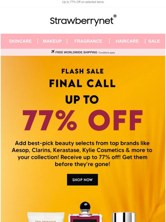 LAST CALL⚡️ Shop the Flash Sale