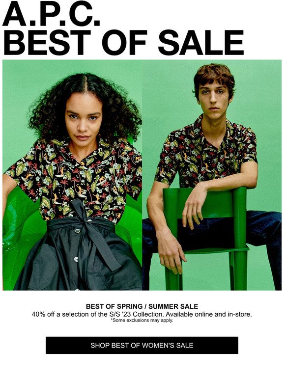 Best of Spring/Summer Sale | 40% off