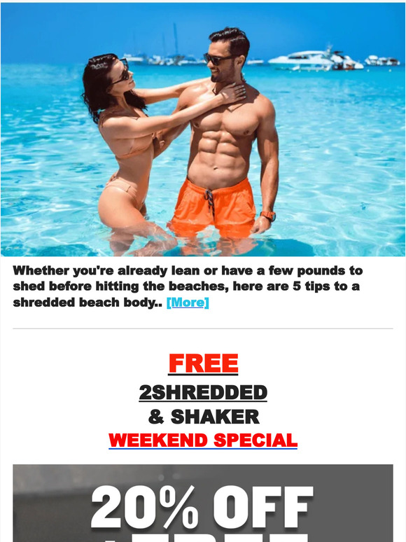 💪 5 Keys To a Shredded Beach Body