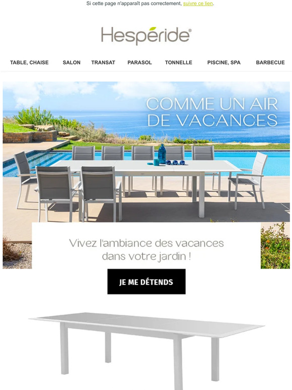 Mobilier de jardin : l'été arrive ! ☀️