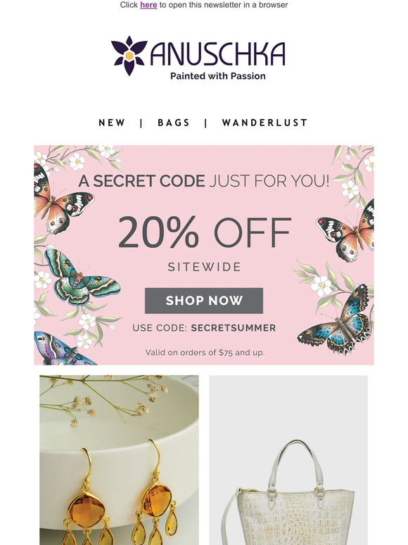 🤫  Shhhhh…Here’s Your Secret Sale