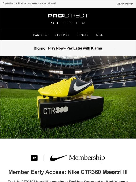 Look Who’s Back 👀 Return of the Nike CTR360 Maestri III