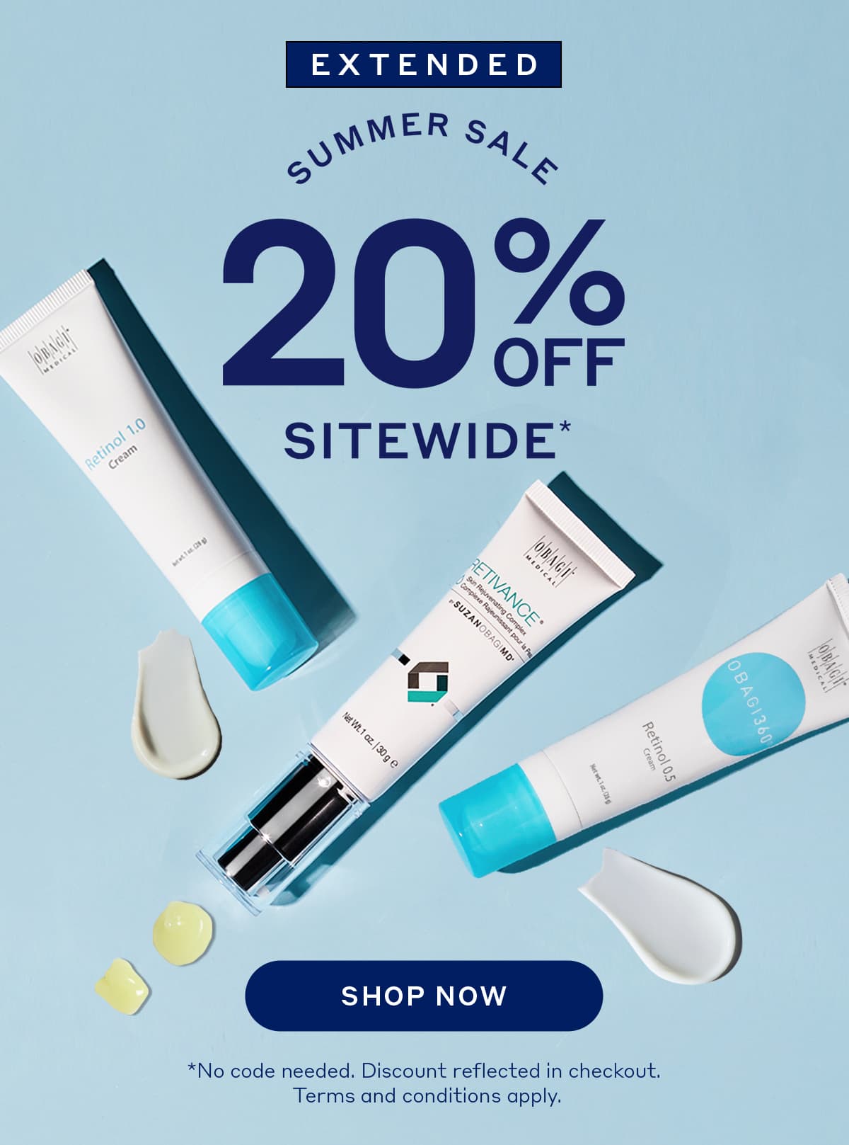 Summer Sale Extended - 20% Off Sitewide