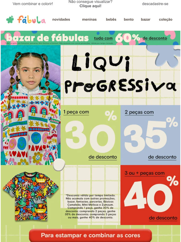 Até 40% na Liqui Progressiva 🤩