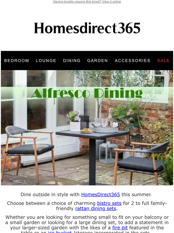 🌻 DINE ALFRESCO IN STYLE 🌳