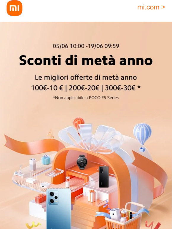Sconti di metà anno
