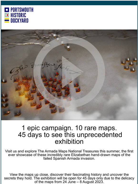 New time limited exhibition The Armada Maps National Treasures