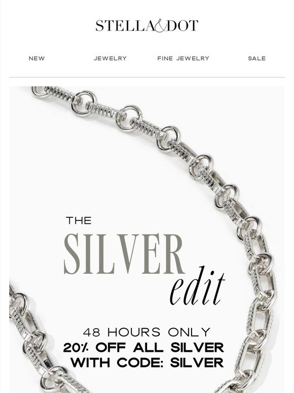 Calling all silver lovers 📞