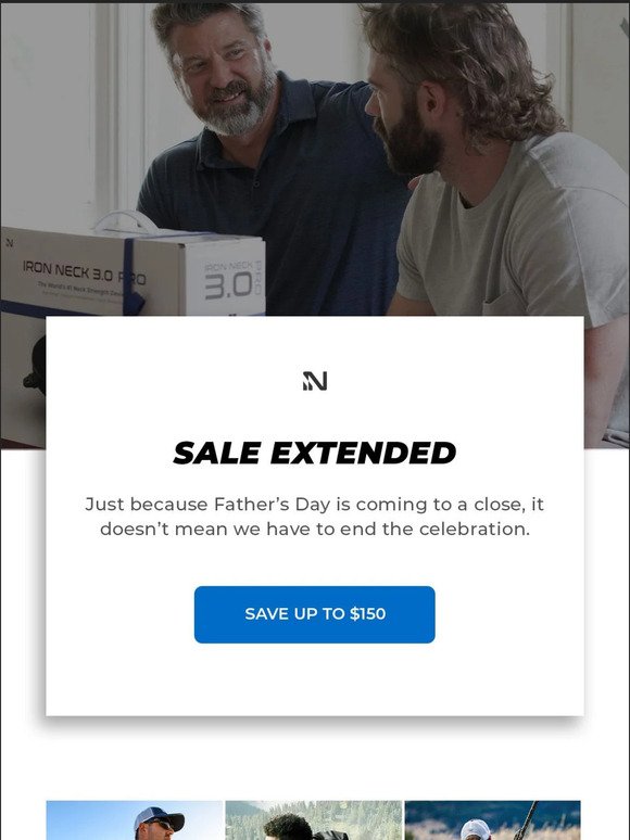 Father's Day is almost over, but our sale isn't 😉