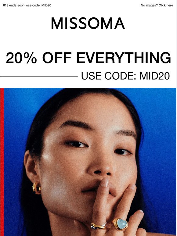 Last chance for 20% off everything