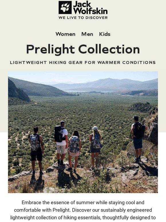 Experience the cool comfort of Prelight 🥾🏞️
