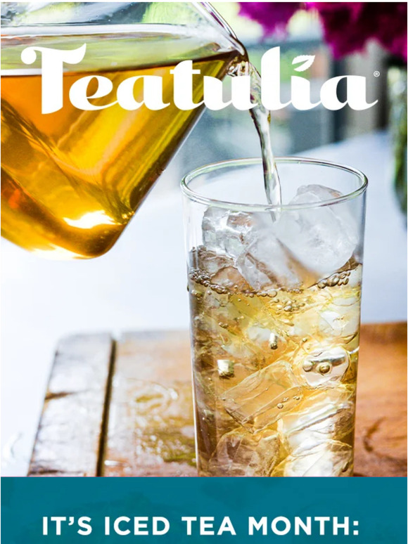 15% Off Sitewide For Iced Tea Month