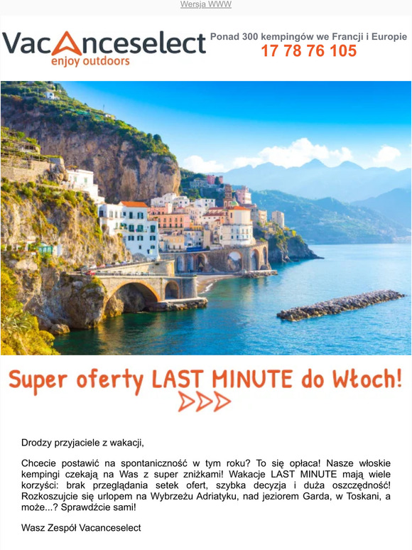 Jedź do Włoch w super cenie!