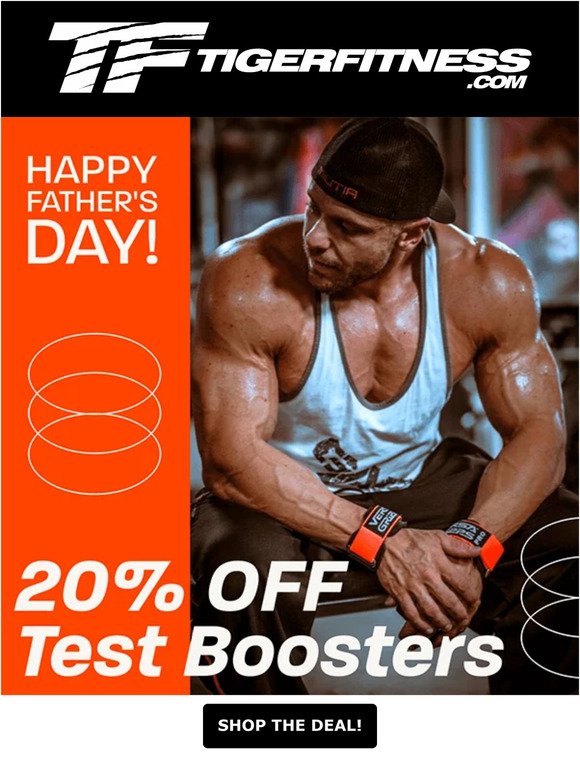 😎 Happy Father's Day, Enjoy 20% OFF All Test Booster Supplements!
