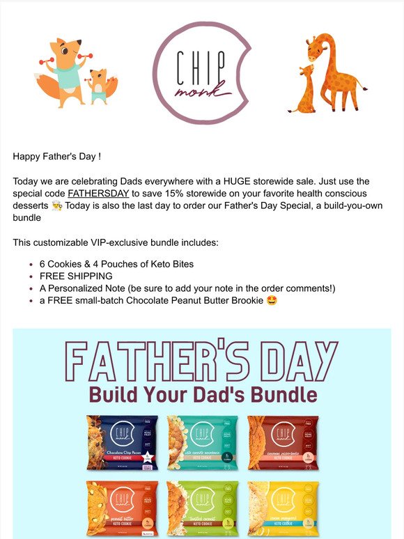 We're celebrating Dads everywhere with a HUGE storewide sale!