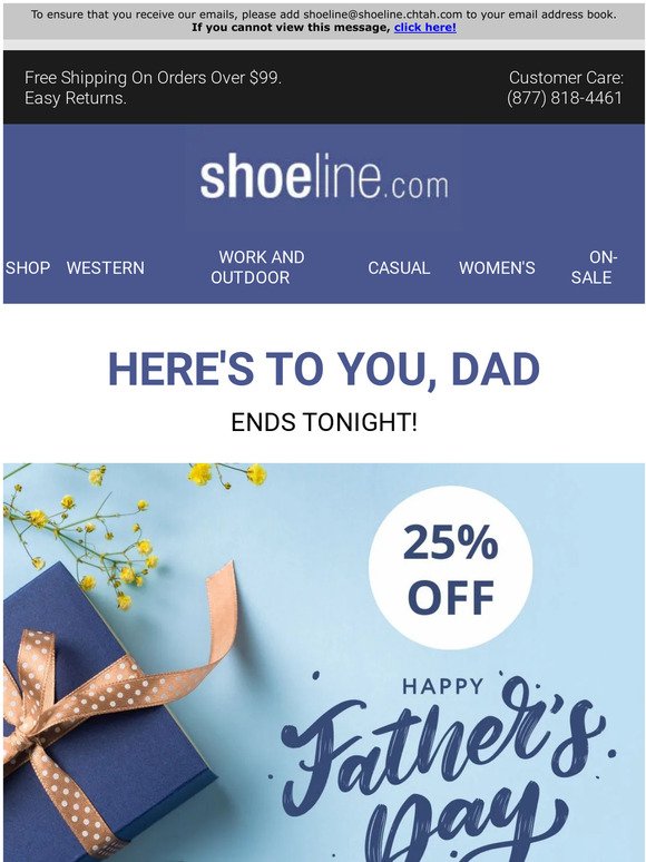 Father's Day Savings Alert: Get 25% Off!