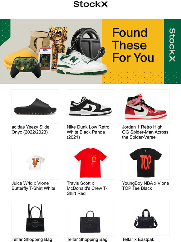 Your Top 9 Picks from StockX!