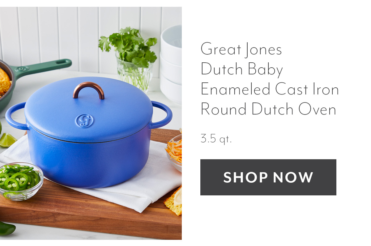 Great Jones Dutch Baby 3.5-Quart Dutch Oven in Blueberry